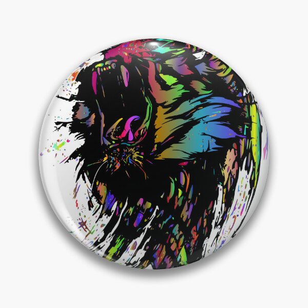 Item preview, Tiger Colorful Tiger's head rainbow designed and sold by SAJAMANIA.