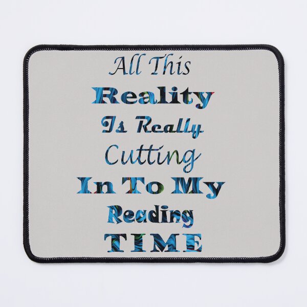 Item preview, Reality Vs Reading Book Nerd Quote Lettering designed and sold by PraArts2002.