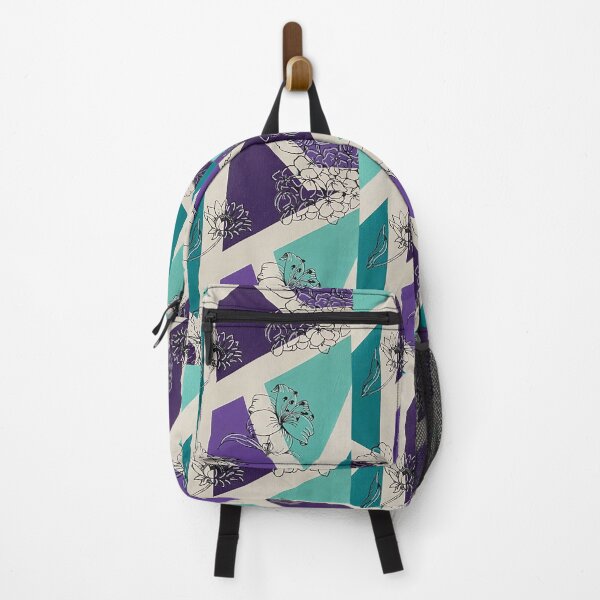 Item preview, Flowers with teal and purple designed and sold by DentistArt2022.