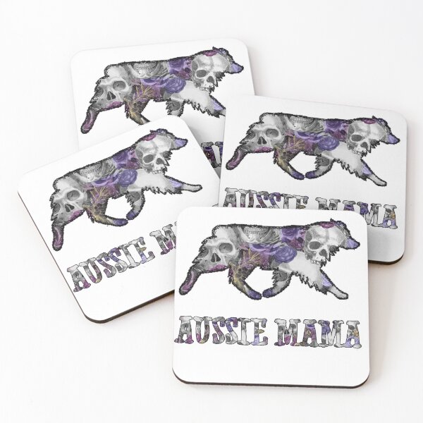 Item preview, Skulls Aussie mama designed and sold by SaintsPlace.