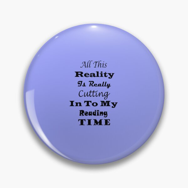 Item preview, Reality Vs Reading Book Nerd Quote Lettering designed and sold by PraArts2002.