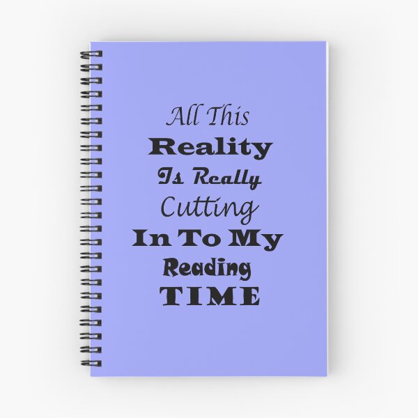 Item preview, Reality Vs Reading Book Nerd Quote Lettering designed and sold by PraArts2002.