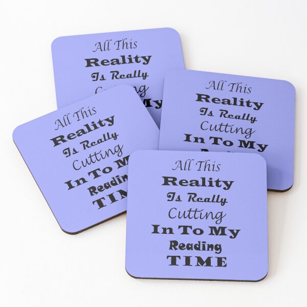 Item preview, Reality Vs Reading Book Nerd Quote Lettering designed and sold by PraArts2002.