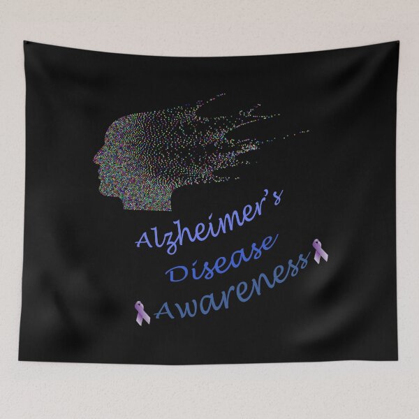 Item preview, Purple Awareness Ribbon : Alzheimer's Diseas  designed and sold by Hatlof.