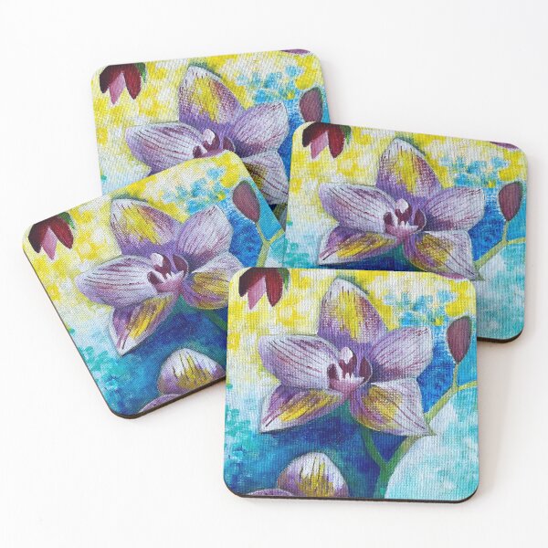 Item preview, Three Purple Striped Orchids designed and sold by stephckwilliams.