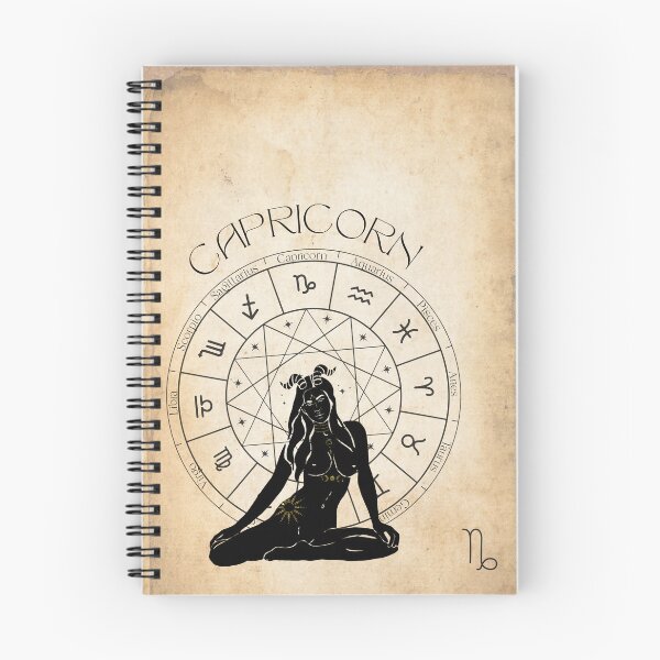 Item preview, Capricorn feminine zodiac print designed and sold by Barbaratemplate.