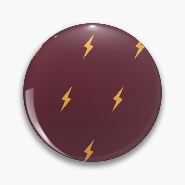 Item preview, Yellow lightning bolt pattern in dark red designed and sold by NazarliNigar.