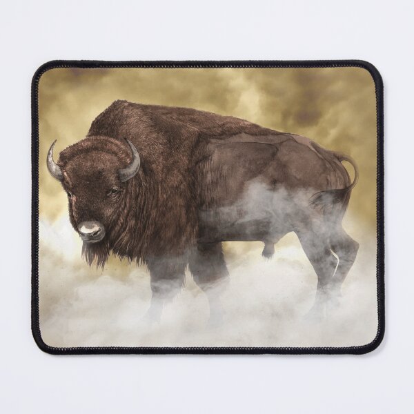 Item preview, American Bison, Buffalo, Tatanka designed and sold by Stoffgiraffe.