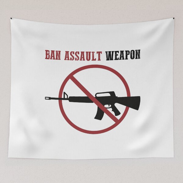Item preview, Ban Assault Weapons - Circle Slash designed and sold by Stag's PK.