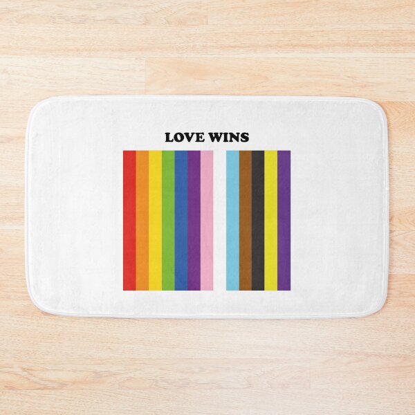 Item preview, LOVE WINS Inclusive Pride Rainbow designed and sold by Inspirationmotivation.