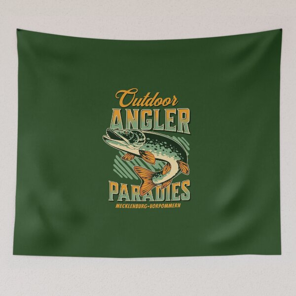 Item preview, Anglers, trout, pike, Mecklenburg, Western Pomerania designed and sold by odekerke.