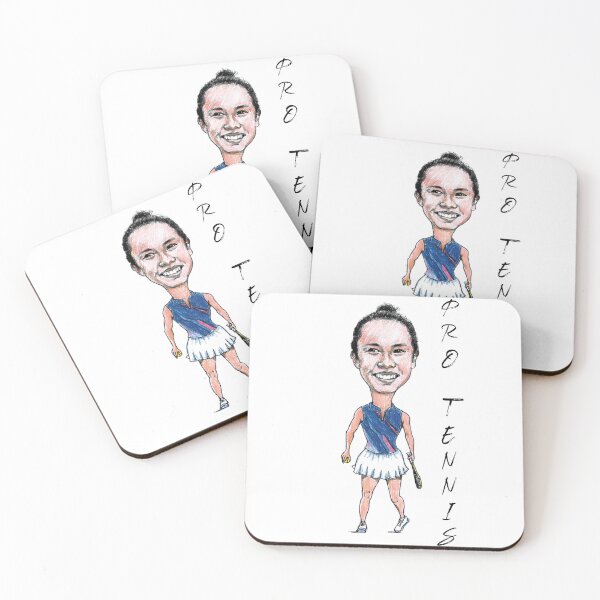 Item preview, Leylah Fernandez caricature designed and sold by dizzycatbiz.