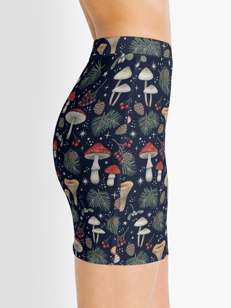 Alternate view of Winter forest (Deep Blue) Mini Skirt