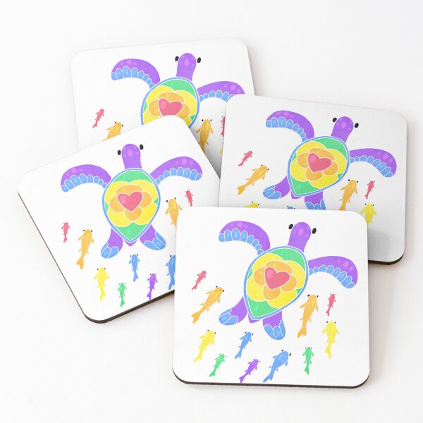 Item preview, Rainbow Turtle designed and sold by Awepossum Art.