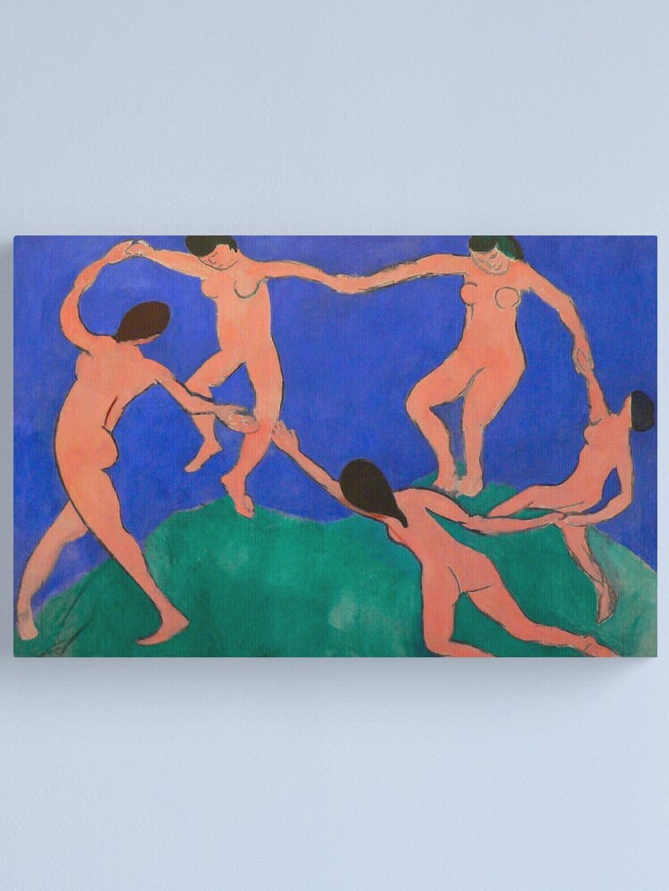 Thumbnail 2 of 3, Canvas Print, Henri Matisse La danse (I) by Matisse Dance (La Danse) designed and sold by TeeARTHY.