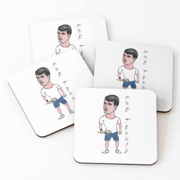 Item preview, Carlos Alcaraz caricature designed and sold by dizzycatbiz.