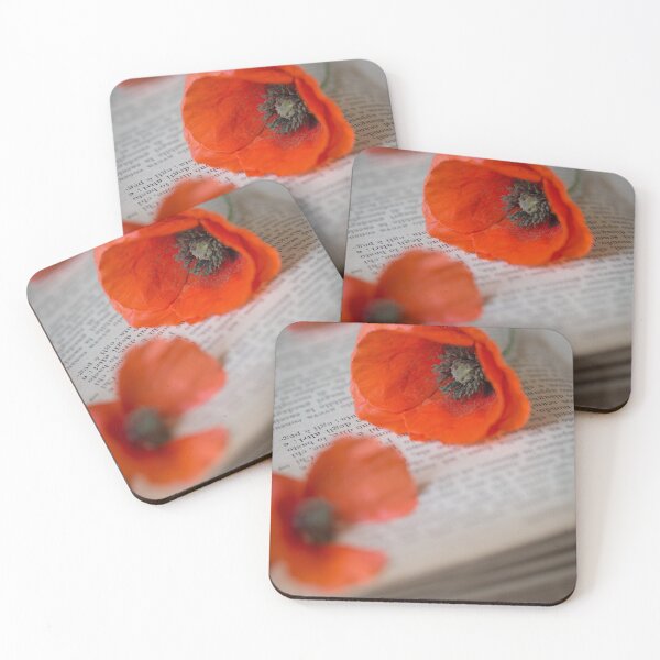 Item preview, Poppies on the book designed and sold by Donatella Loi.