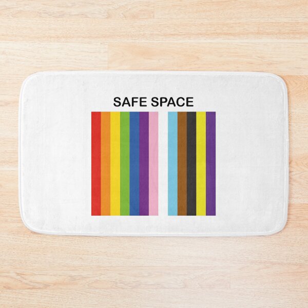 Item preview, LBGTQIA+ Safe Space - pride allyship designed and sold by Inspirationmotivation.