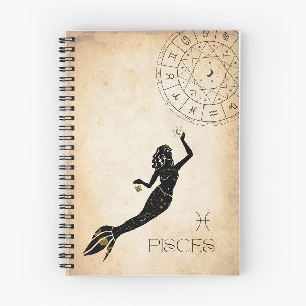 Item preview, Pisces feminine zodiac print designed and sold by Barbaratemplate.
