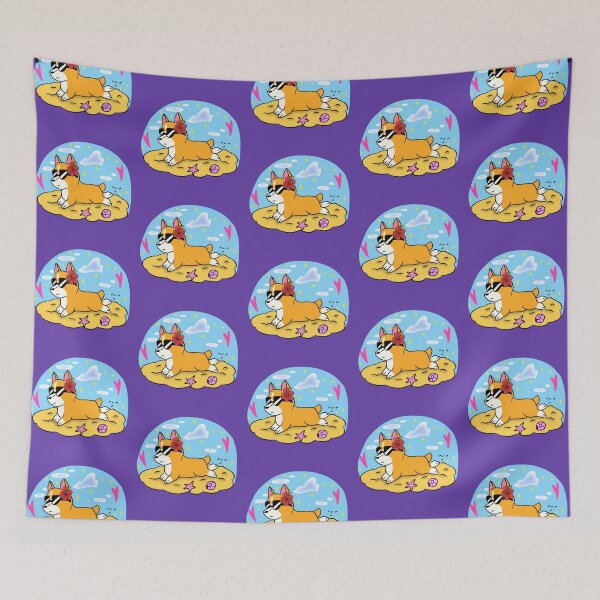 Item preview, Beach corgi designed and sold by Starmiaofairy.