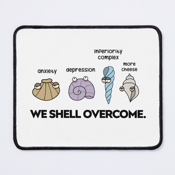 Item preview, We Shell Overcome Pun designed and sold by sohastickers.