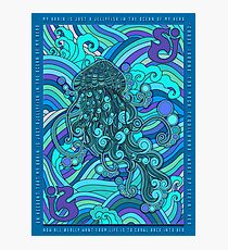 SCI - String Cheese Incident - Psychedelic Jellyfish Jelly Fish Ocean of My Brain To Much Tequila Photographic Print