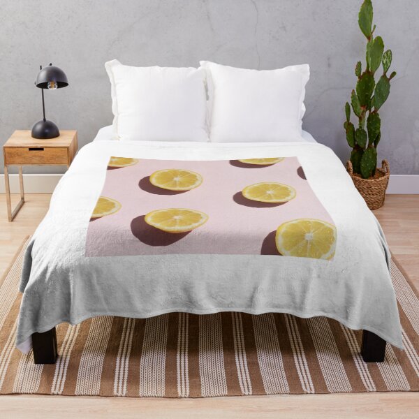 Item preview, Lemon Slices, Blush Pink Background designed and sold by newburyboutique.