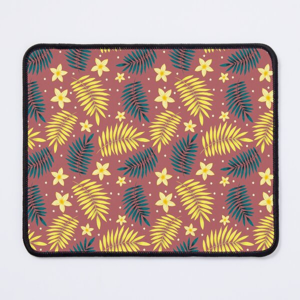 Item preview, Palm Leaves On Red Background designed and sold by Pink Brush Studio.