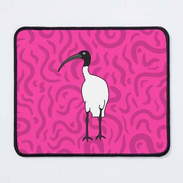 Item preview, Bin Chicken Squiggly Art on Pink designed and sold by Digitaldingo.