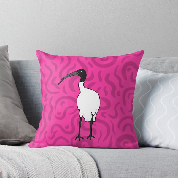 Item preview, Bin Chicken Squiggly Art on Pink designed and sold by Digitaldingo.