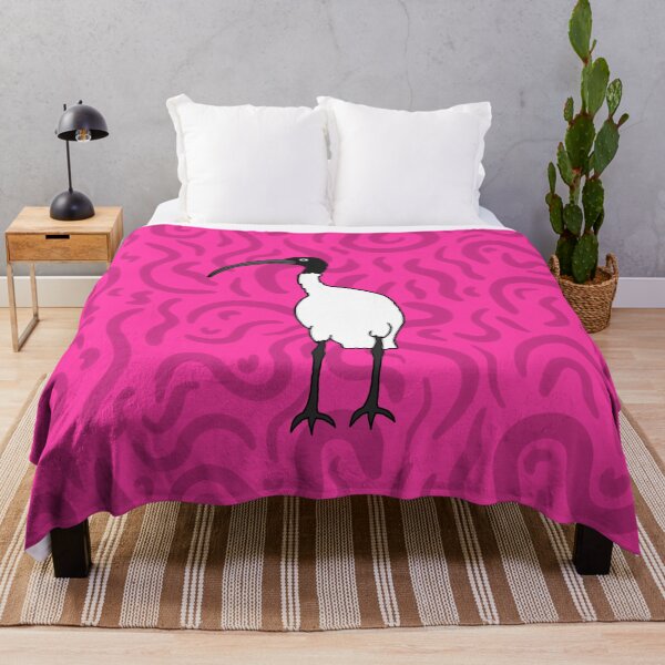 Item preview, Bin Chicken Squiggly Art on Pink designed and sold by Digitaldingo.