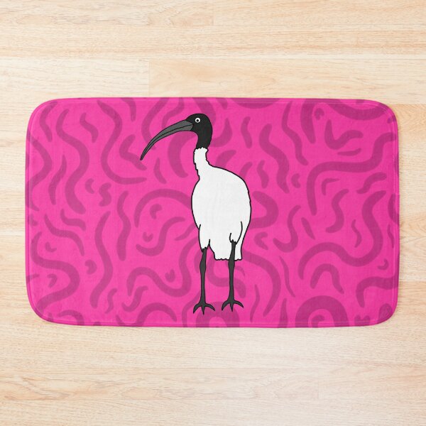 Item preview, Bin Chicken Squiggly Art on Pink designed and sold by Digitaldingo.