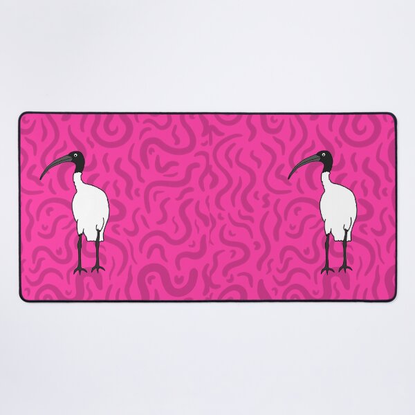 Item preview, Bin Chicken Squiggly Art on Pink designed and sold by Digitaldingo.