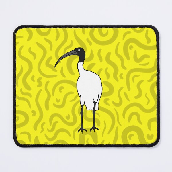 Item preview, Bin Chicken Squiggly Art on Yellow designed and sold by Digitaldingo.