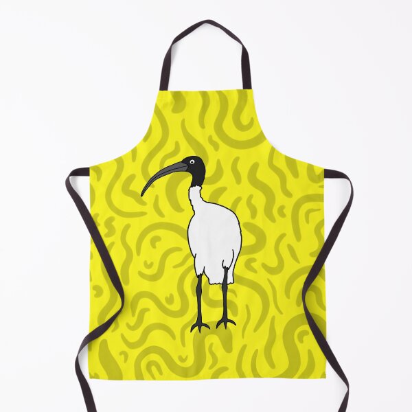 Item preview, Bin Chicken Squiggly Art on Yellow designed and sold by Digitaldingo.