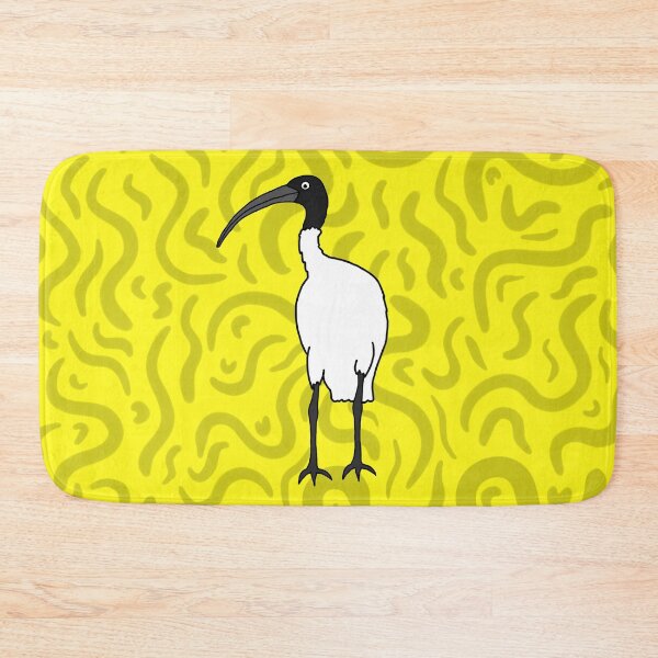 Item preview, Bin Chicken Squiggly Art on Yellow designed and sold by Digitaldingo.
