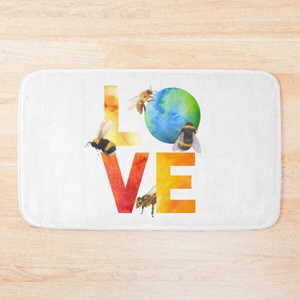Item preview, Watercolour Love Bees Nature Design designed and sold by CreativNode.