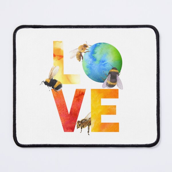 Item preview, Watercolour Love Bees Nature Design designed and sold by CreativNode.