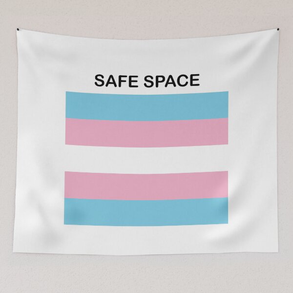 Item preview, Trans Safe Space - Trans Pride designed and sold by Inspirationmotivation.