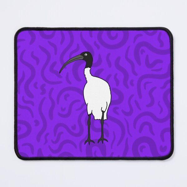 Item preview, Bin Chicken Squiggly Art on Purple designed and sold by Digitaldingo.