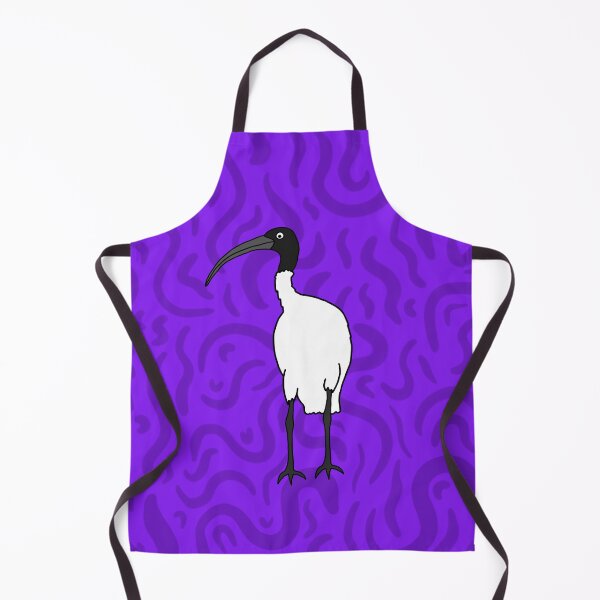 Item preview, Bin Chicken Squiggly Art on Purple designed and sold by Digitaldingo.
