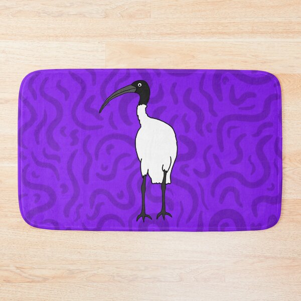 Item preview, Bin Chicken Squiggly Art on Purple designed and sold by Digitaldingo.