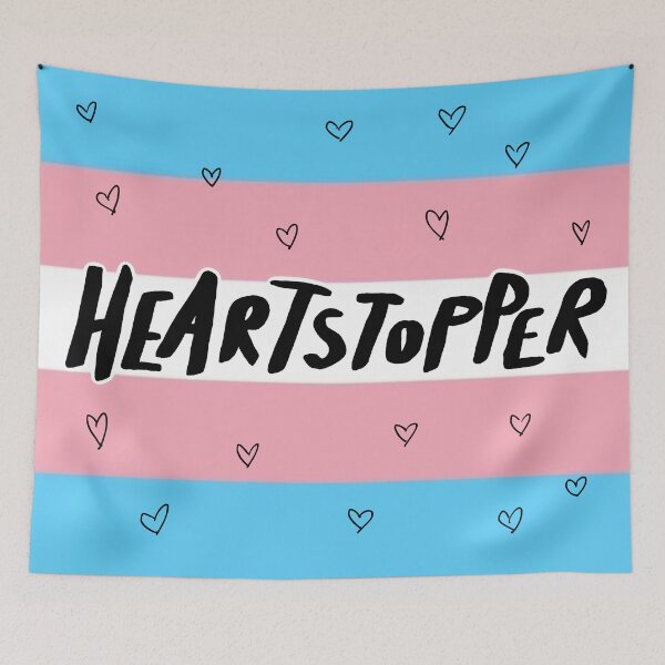 Item preview, heartstopper pride flag, transgender designed and sold by Diygurugirl.