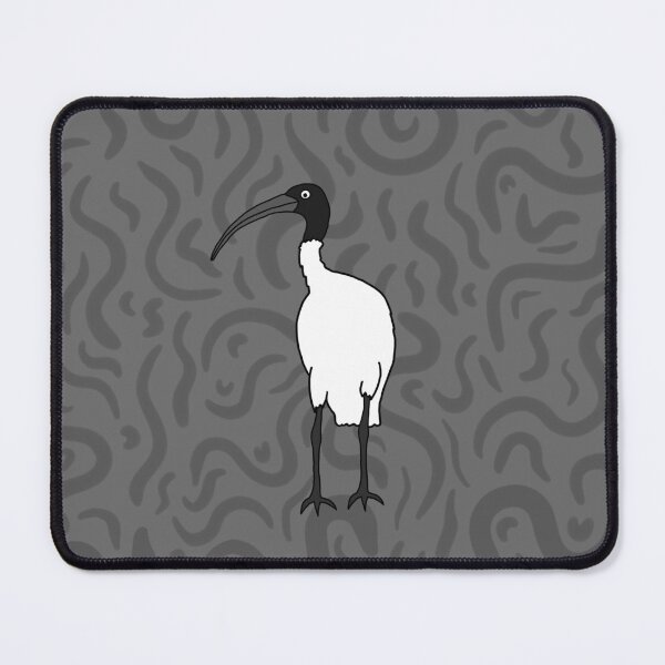 Item preview, Bin Chicken Squiggly Art on Grey designed and sold by Digitaldingo.