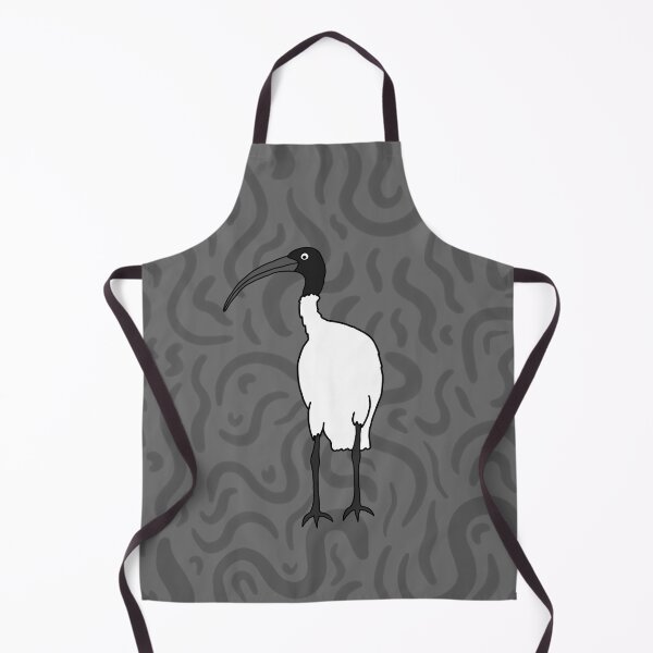 Item preview, Bin Chicken Squiggly Art on Grey designed and sold by Digitaldingo.