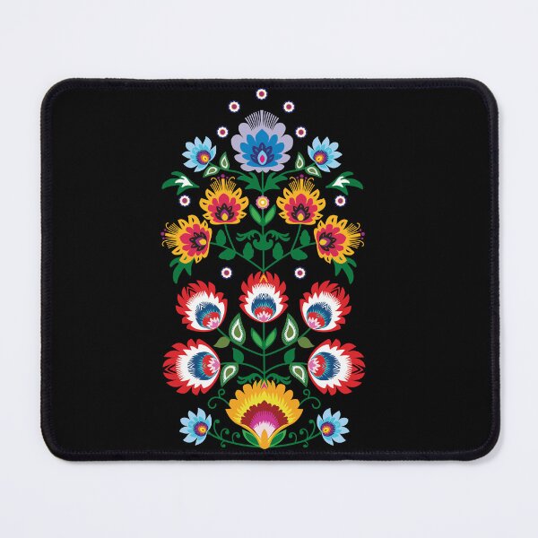 Item preview, Unique folk composition on black designed and sold by FK-UK.