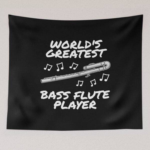 Item preview, World's Greatest Bass Flute Player, Flutist Woodwind Musician designed and sold by doodlerob.