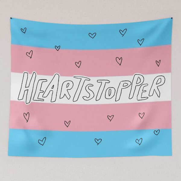 Item preview, heartstopper pride flag, transgender designed and sold by Diygurugirl.