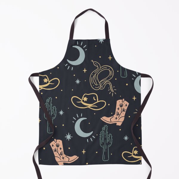 Item preview, HOWDY HOWDY HOWDY YALL | Western Pattern Cowgirl Rodeo Prick Cowboy Boot Cowgirl Hat Moon Stars Desert Night | Navy Blue Background designed and sold by PEARROT.
