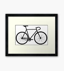 Fixie bicycle Framed Print